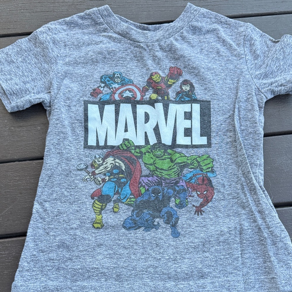 Marvel Heroes Gray T-Shirt